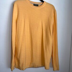 Eddie Bauer Men's Tall Knit Orange Sweatshirt/Sweater